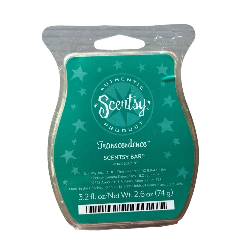 Scentsy Bar Transcendence Scented Wax Melt 2.6 oz‎ Home Fragrance 8 Cubes